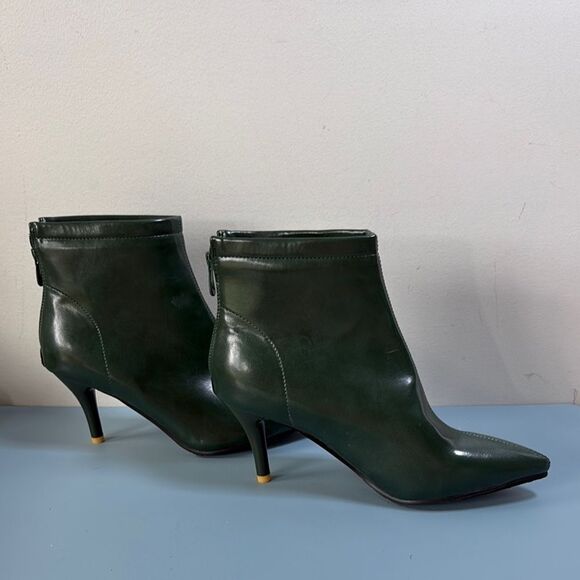 Unbranded Elegant Green Ankle Boots Euro 40 US 9-9.5 - Picture 1 of 8